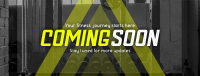 Coming Soon Fitness Gym Teaser Facebook Cover Design