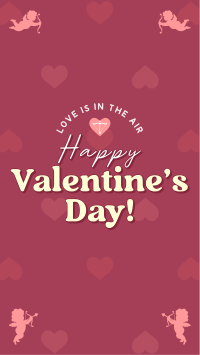Valentines Cupid Facebook Story Design