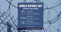World Refugee Day Donation Drive Facebook ad Image Preview