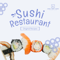 Sushi Bar Instagram post Image Preview