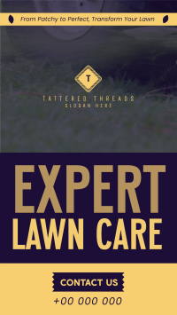 Minimalist Lawn Care Experts TikTok Video Image Preview