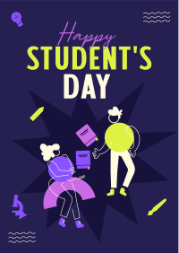 Student Geometric Day Flyer Image Preview
