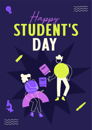 Student Geometric Day Flyer Image Preview