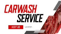 Expert Carwash Service Facebook Event Cover Design
