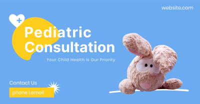 Pediatric Bunny Facebook Ad Image Preview