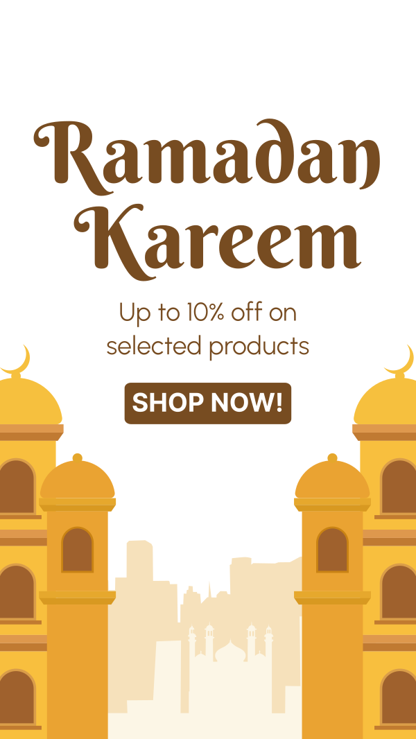 Ramadan Sale Facebook Story Design Image Preview