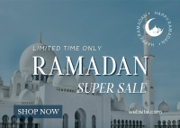 Ramadan Shopping Sale Postcard Design