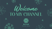 Welcome Winter YouTube Video Design