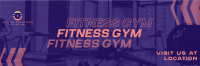 Strong Fitness Gym Twitter Header Image Preview