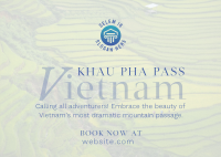 Vietnam Travel Tours Postcard Image Preview
