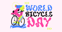 Go for Adventure on Bicycle Day Facebook Ad Design