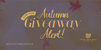 Autumn Giveaway Alert Twitter post Image Preview