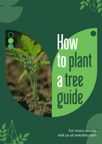 Plant Trees Guide Poster Design