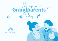 Happy Grandparents Day Postcard Image Preview