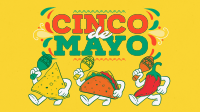 Cinco De Mayo Mascot Celebrates Facebook event cover Image Preview