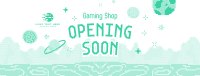 Pixel Space Shop Opening Facebook Cover Preview