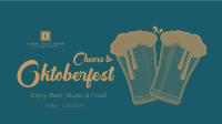 Oktoberfest Beer Night Facebook Event Cover Design
