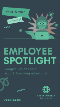 Employee Milestone Spotlight Facebook Story Image Preview