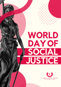 Social Justice World Day Flyer Design