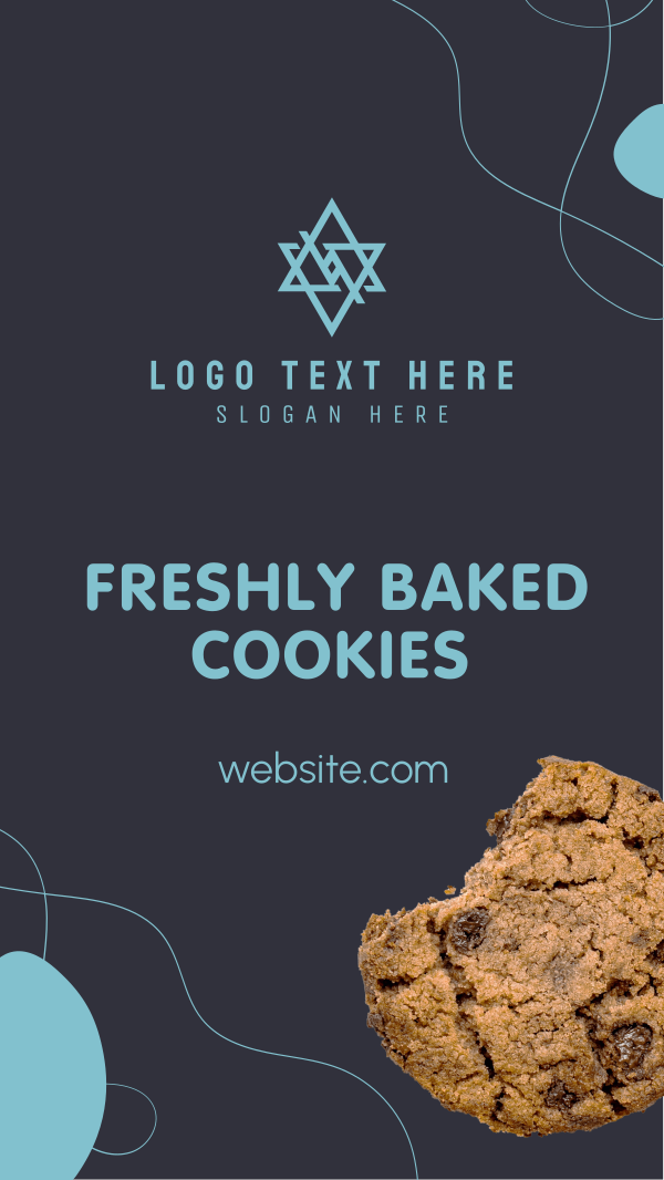 Baked Cookies Facebook Story Design Image Preview