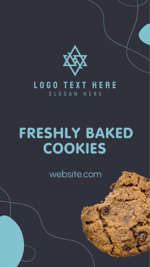 Baked Cookies Facebook story Image Preview