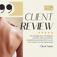 Spa Client Review Instagram post Image Preview