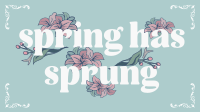 Vintage Floral Spring Facebook Event Cover Image Preview