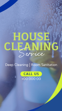 Professional House Cleaning Service Instagram Story Design