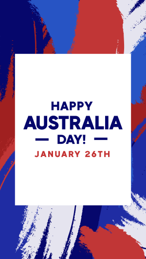 Australia Day Paint Facebook story Image Preview