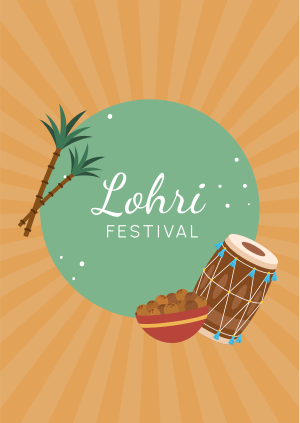 Lohri Fest Poster Image Preview