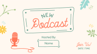 Generic Podcast Show Facebook event cover Image Preview