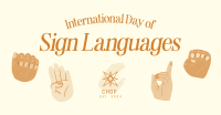 International Sign Day Facebook Ad Image Preview
