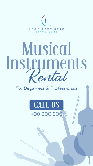 Music Instrument Rental Facebook story Image Preview