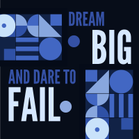 Dream Big, Dare to Fail Linkedin Post Image Preview