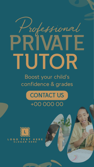 Private Tutor Instagram story Image Preview