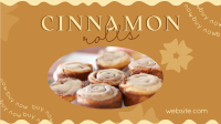 Tasty Cinnamon Rolls Facebook Event Cover Image Preview