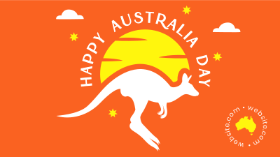 Australian Kangaroo Facebook event cover Image Preview