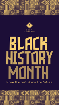 Neo Geo Black History Month Facebook Story Design