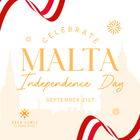 Celebrate Malta Freedom Linkedin Post Image Preview