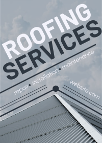 Roofing Expert Flyer Design