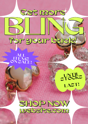 Jewelry Maximalist Sale Flyer Image Preview
