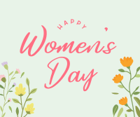 Floral Women's Day Facebook post Image Preview