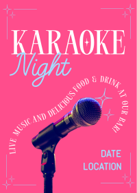 Karaoke Bar Flyer Design