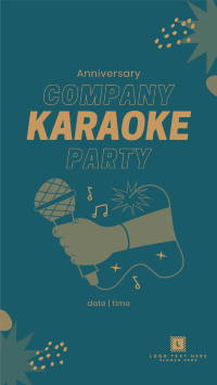 Company Karaoke Facebook story Image Preview