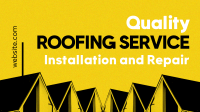 Quality Roofing Animation Design