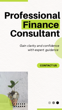 Modern Professional Finance Consultant Agency Facebook Story Design