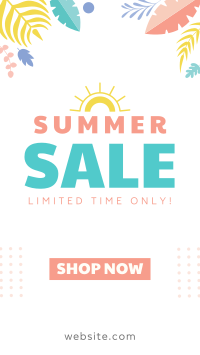 Super Summer Sale Facebook Story Design