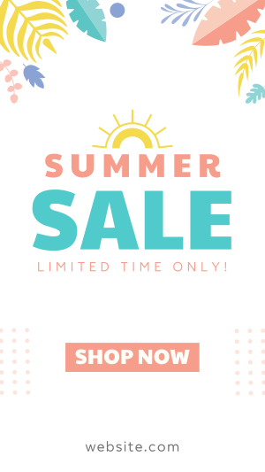 Super Summer Sale Facebook story Image Preview