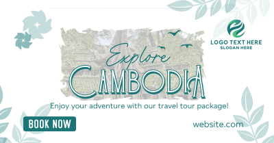 Cambodia Travel Tour Facebook ad Image Preview