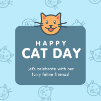 Cat Day Greeting Instagram post Image Preview